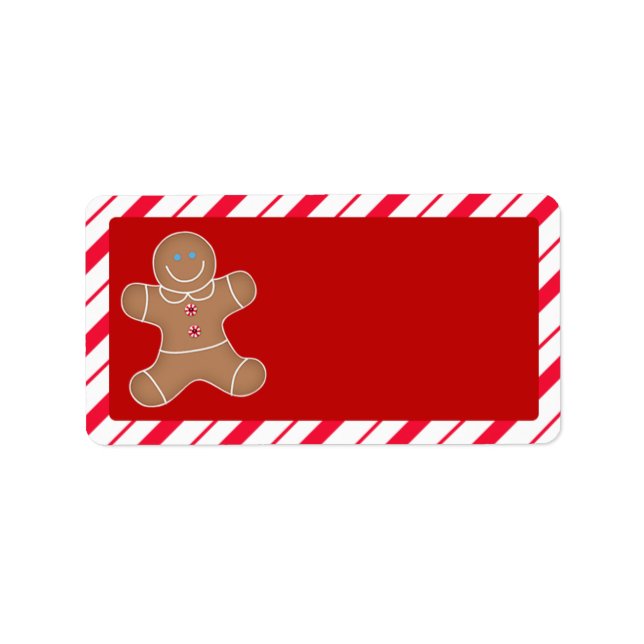 Etiqueta de la dirección de los Navidades de cocin (Frente)