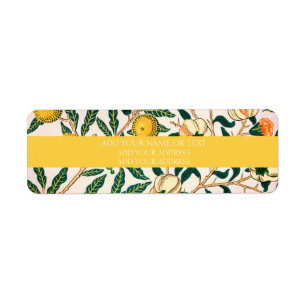 ETIQUETA DE LA DIRECCIÓN DE REGRESO : WILLIAM MORR