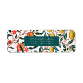 ETIQUETA DE LA DIRECCIÓN DE REGRESO : WILLIAM MORR