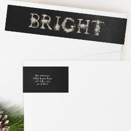 Etiqueta de la dirección de retorno del calibre fl