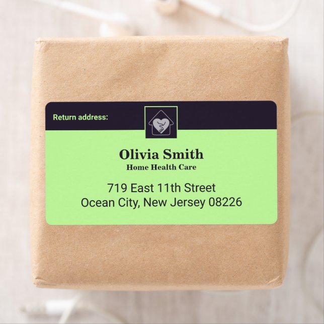 Etiqueta de la dirección de retorno del Personaliz (In situ)