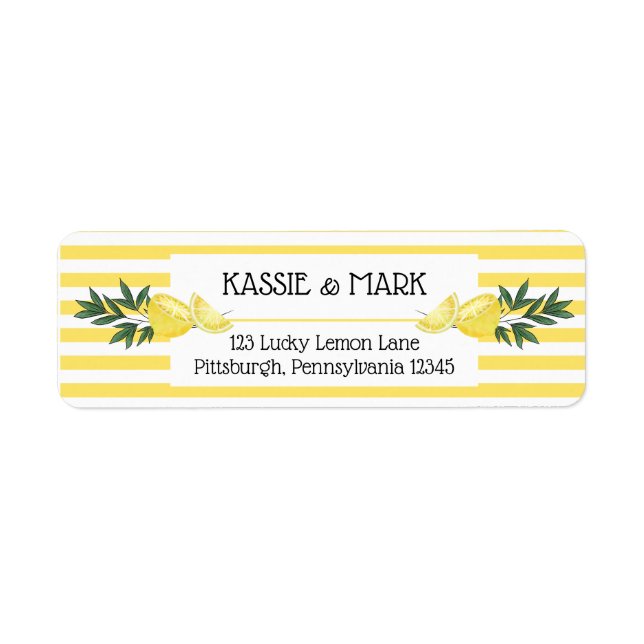 Etiqueta de la dirección de retorno tropical de la (Frente)