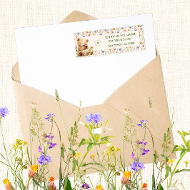 Etiqueta de la dirección de sobres de Baby Shower