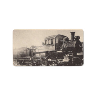 Etiqueta de la dirección del tren de tren de Lehig