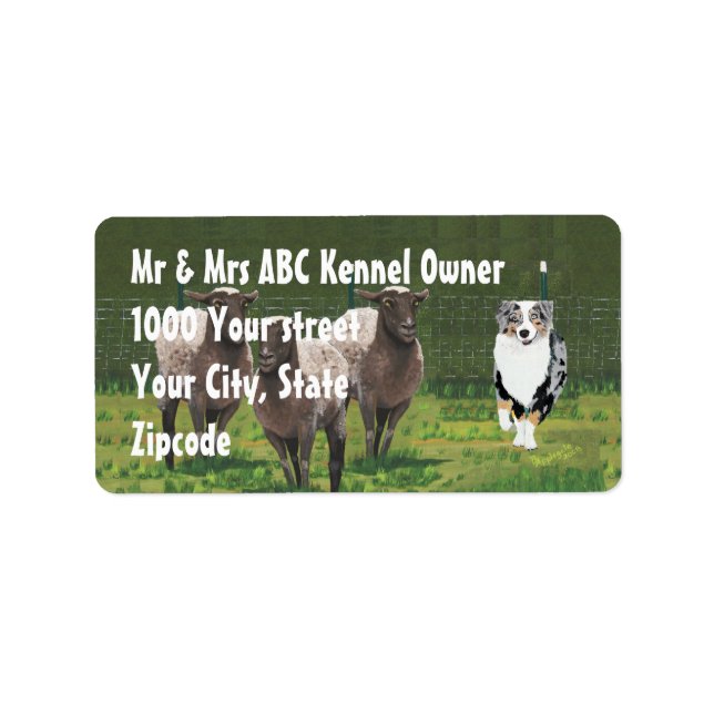 Etiqueta de la dirección "Traicionándolos a casa"  (Frente)
