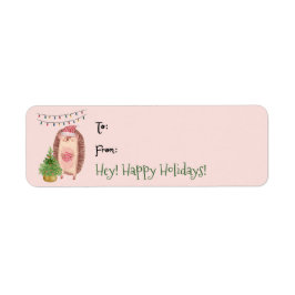 Etiqueta de la etiqueta de regalo de los Navidades