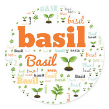 ETIQUETA DE LA PALABRA HERB - BASIL