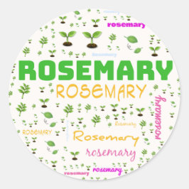 ETIQUETA DE LA PALABRA HERB - ROSEMARIA