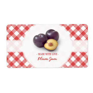 Etiqueta de la represa de Plum