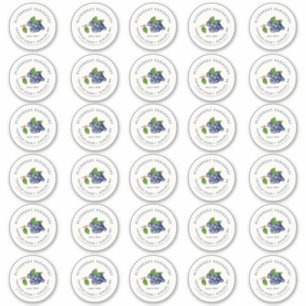 Etiqueta de la tapa estándar de mason Jar de aránd