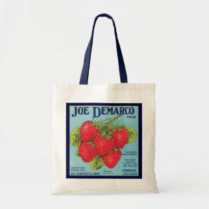 Etiqueta de la tasa de fresa de Louisiana - Bolsa