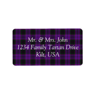 Etiqueta de Laird Tartan