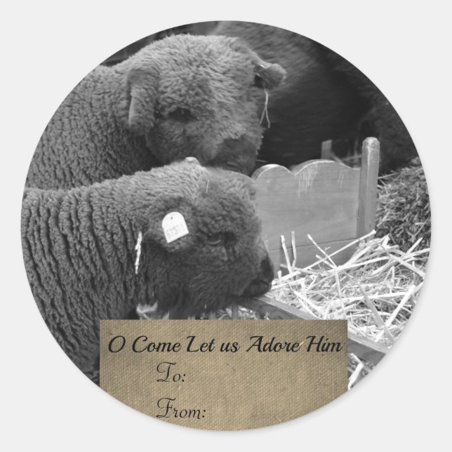 Etiqueta de lambs de navidades (Anverso)