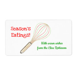 Etiqueta de las invitaciones del navidad/etiqueta