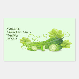 Etiqueta de Lata de Diseño de Pickles