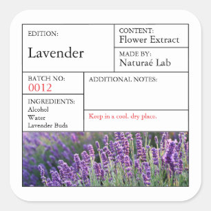 etiqueta de Lavanda de Farmacia Moderna