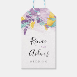 Etiqueta de lavanda y ordeño de limón, etiqueta de