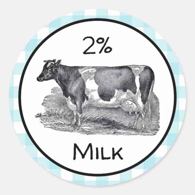 Etiqueta de leche del 2% (Anverso)