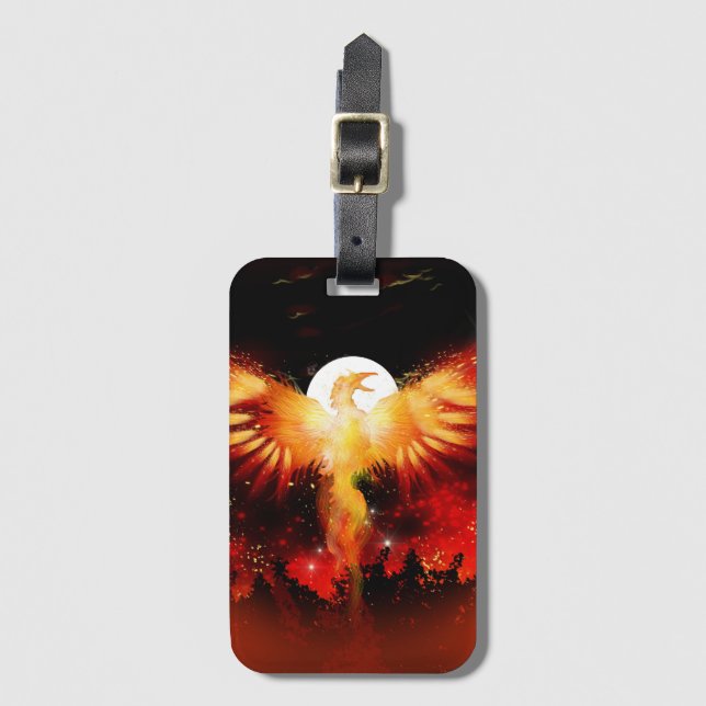 Etiqueta de levantamiento del equipaje de Phoenix (Anverso vertical)