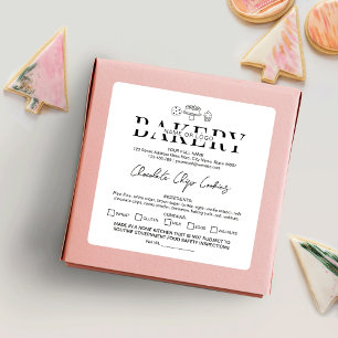 Etiqueta de ley de cabaña Pegatina Minimalista de