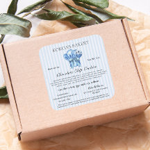 Etiqueta de ley de la cabaña - Gorra pastelero de 