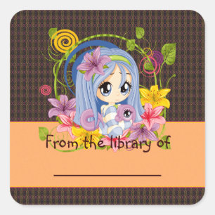 Etiqueta de libro de Fae Dragón