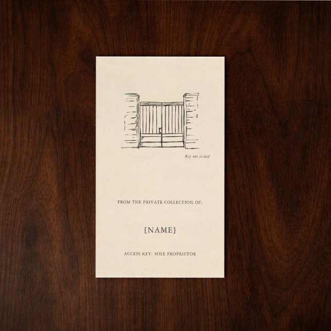 Etiqueta de libro personalizada Ex Libris | Dark A (Bookplates for dark academia )