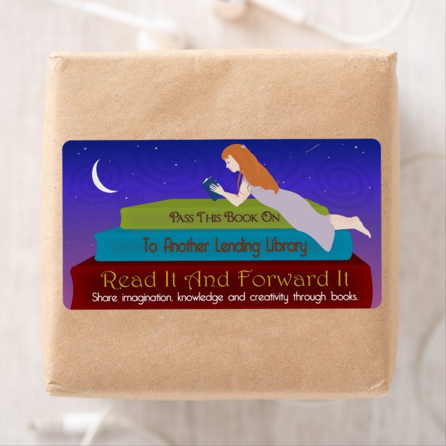 Etiqueta de libros de biblioteca de préstamos (In situ)