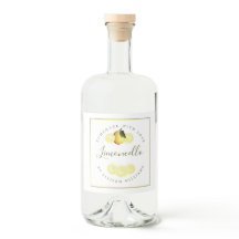 Etiqueta de Limoncello casera personalizado