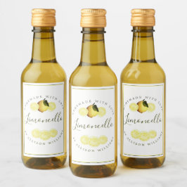 Etiqueta de Limoncello casera personalizado