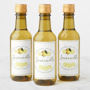 Etiqueta de Limoncello casera personalizado