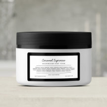 Etiqueta de lista de ingredientes de líneas de gui