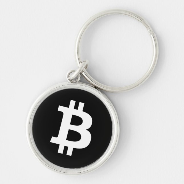 Etiqueta de llavero de Bitcoin (Frente)