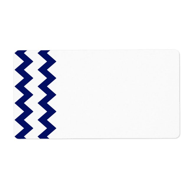 Etiqueta de los Chevrons blancos de la Marina (Frente)