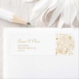 Etiqueta de los floros GILDED