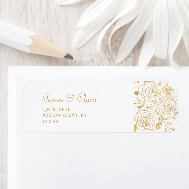 Etiqueta de los floros GILDED (In situ)