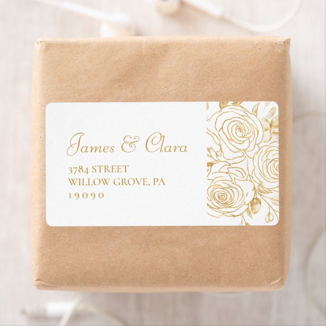 Etiqueta de los floros GILDED (In situ)