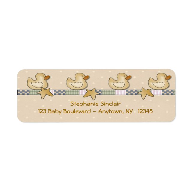 Etiqueta de los tubos de goma (Frente)