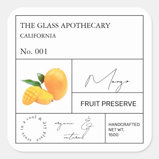 Etiqueta de mango apotecario (Anverso)