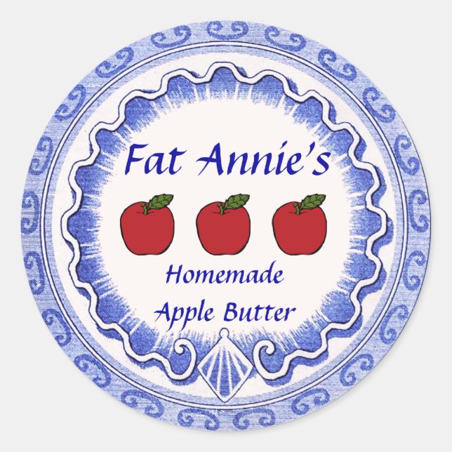 Etiqueta de manteca de Apple (Anverso)