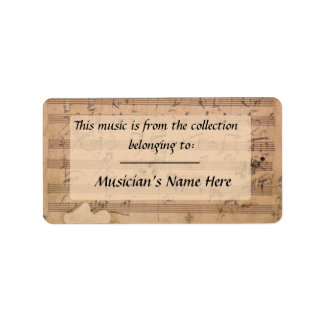 Etiqueta de manuscrito de Beethoven Hammerklavier
