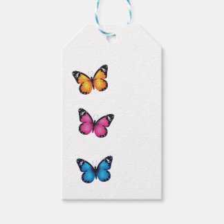 Etiqueta de mariposa