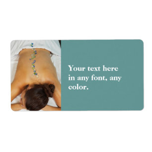 Etiqueta de masaje de Guay Stone