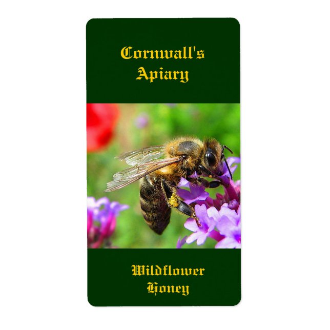 Etiqueta de miel de abeja (Frente)