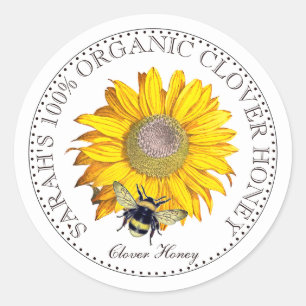 Etiqueta de miel de abeja