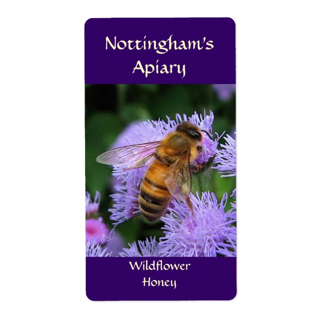 Etiqueta de miel de abeja (Frente)