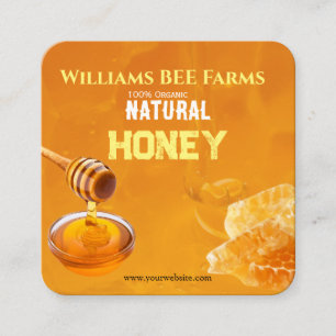 Etiqueta de Miel de Abeja Vintage Moderna Embotell