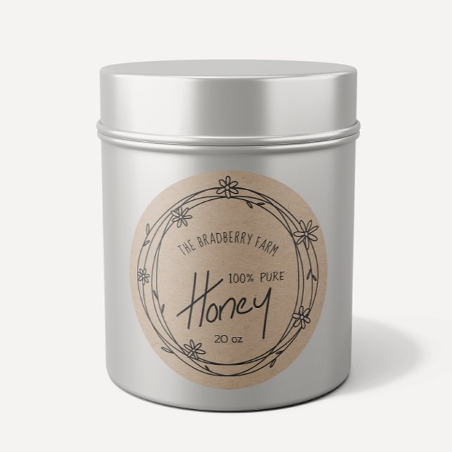 Etiqueta de miel de mordedura de garrapata de perr (Subido por el creador)