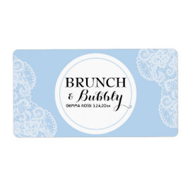 Etiqueta de minichampán para novia o Baby Shower L