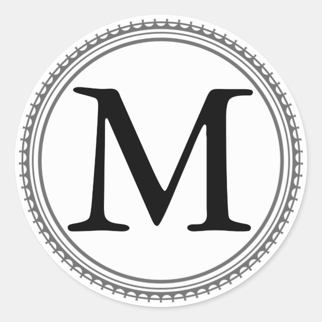 Etiqueta de monograma (Anverso)